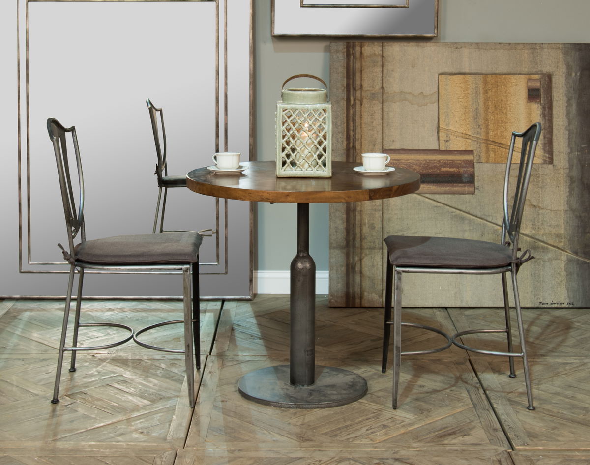 Cafe Table, by Sarreid, 2'8" width x 2'6" height View 12