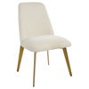 Vantage Off White Fabric Dining Chair thumbnail 3