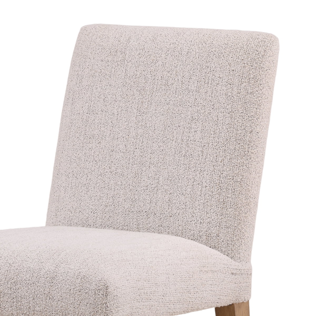 Larkin Dining Chair Set of 2 Taupe, by Dovetail, 20.5" width x 34.5" height x 26" depth View 6