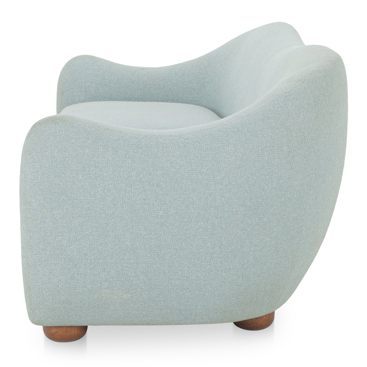 Bria Sofa Light Blue, Sofas & Sectional by Moe's Home, 89.8" width x 29.6" height x 34.7" depth View 3