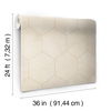 Hexagram Wood Veneer Ivory Wallpaper 4 Hexagram Wood Veneer Ivory Wallpaper thumbnail 4