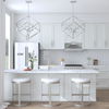 Euclid 6 Light Nickel Cube Pendant thumbnail 6