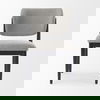 Cline   Gray Fabric with Black Wood Dining Chair thumbnail 6