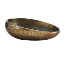 Online Designer Hallway/Entry Austin Tumbled Metal Serving Bowl - Medium