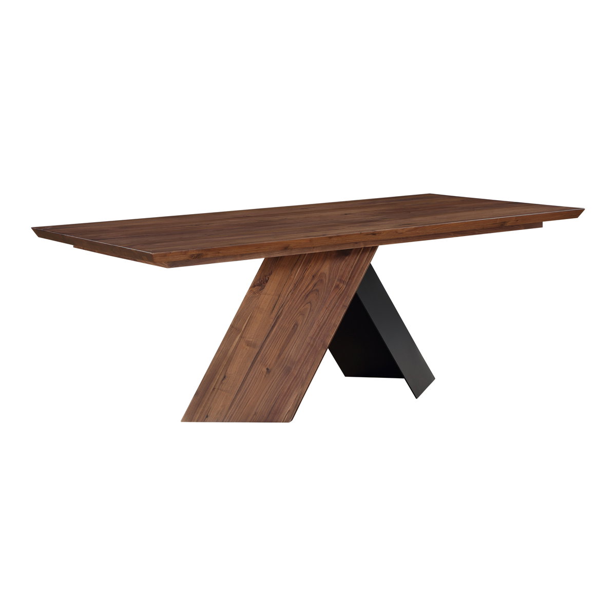 Axio Dining Table Brown, by Moe's Home, 80" width x 29.5" height x 40" depth View 4