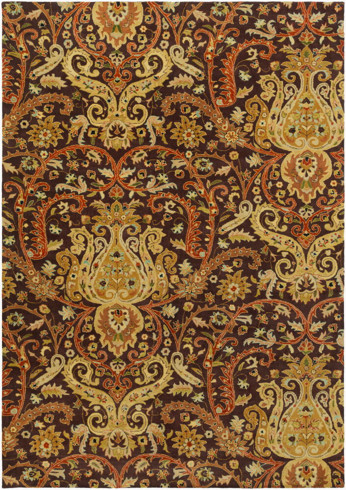 Ancient Treasures Handmade Rug, by Surya, 1'6" length x 1'6" width