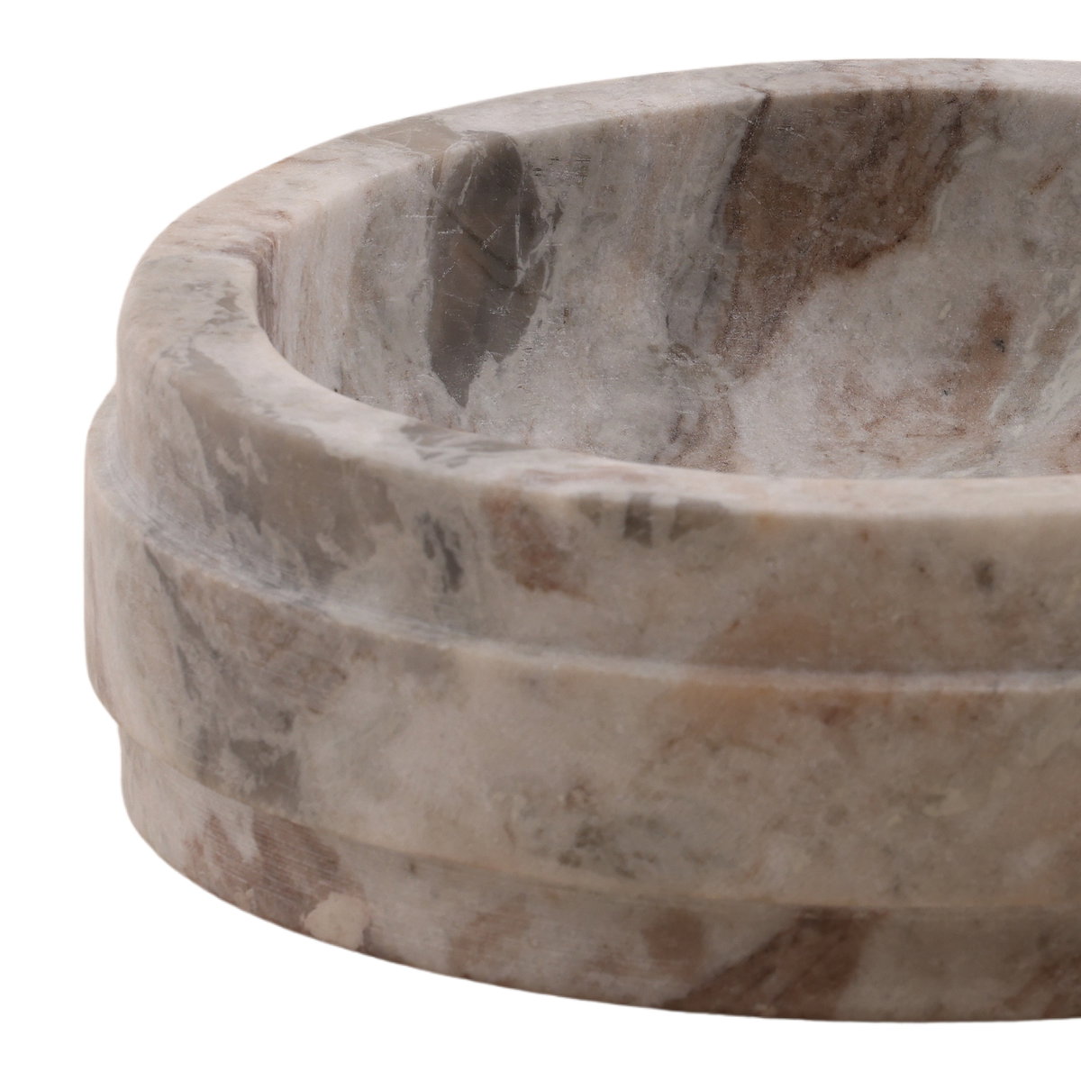 Yarden Bowl Brown, Decor by Dovetail, 14" width x 4" height x 14" diameter x 14" depth View 2