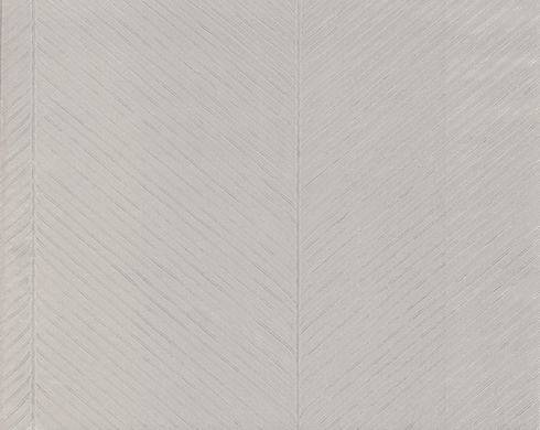 Palm Chevron Grey & Silver Wallpaper