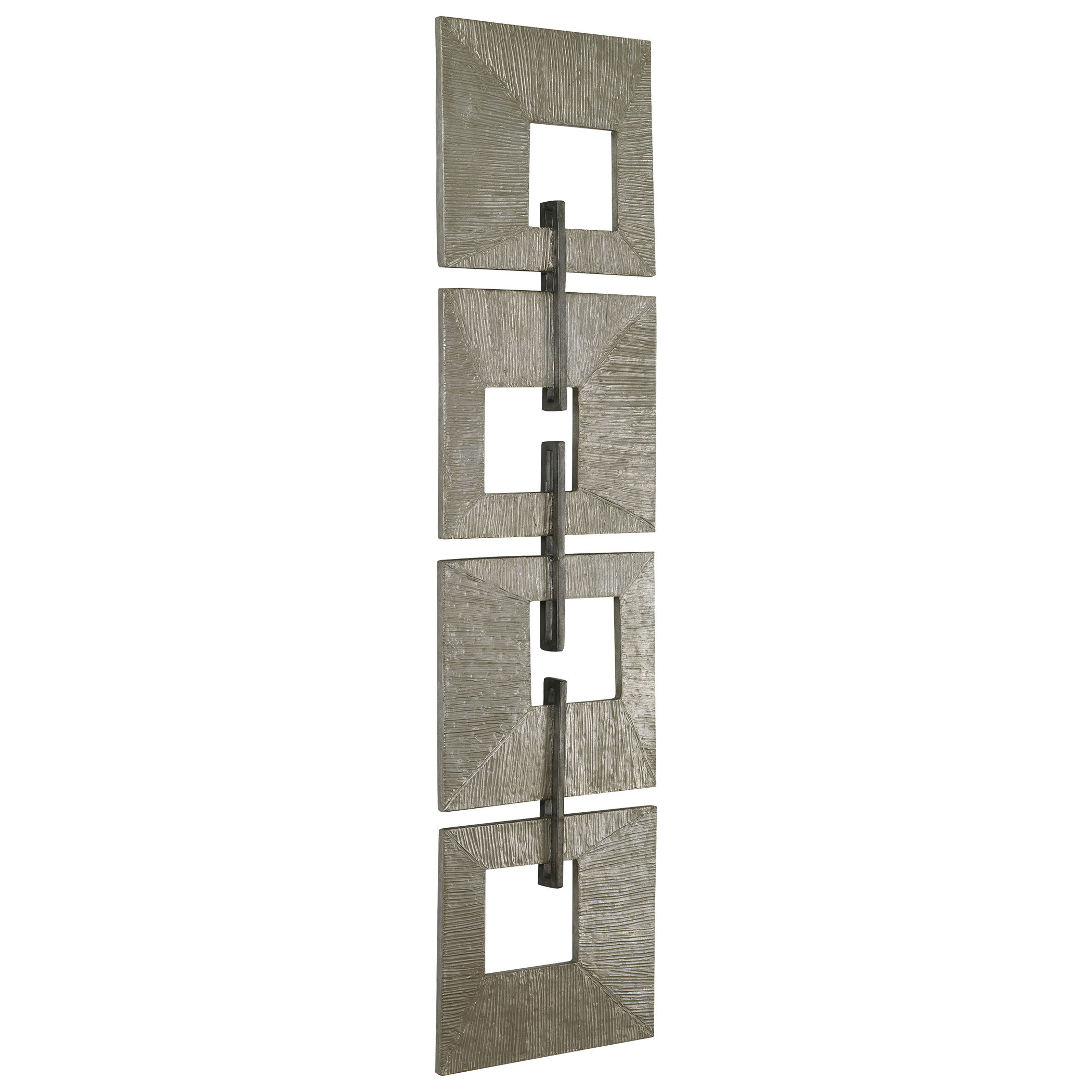 Linked Champagne Metal Wall Decor large image 