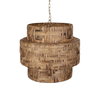 Water Hyacinth 4 Light Woven Pendant, Mini Light Pendant by Uttermost, 24.25" width x 23" height x 24.25" diameter x 24.25" depth thumbnail 7