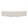 Fraser 3 Piece Modular Sectional With Slipper Off White, Sectional Sofa by Moe's Home, 163" width x 31.5" height x 34.29" depth thumbnail 3