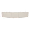 Fraser 3 Piece Modular Sectional With Slipper White thumbnail 2