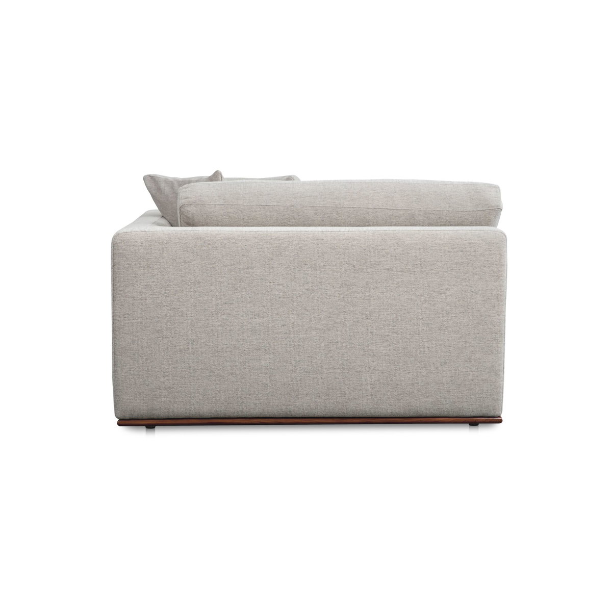 Rue Right Arm Facing Chair Flecked Grey, Sectional Sofa by Moe's Home, 47.6" width x 23.6" height x 41" depth View 5