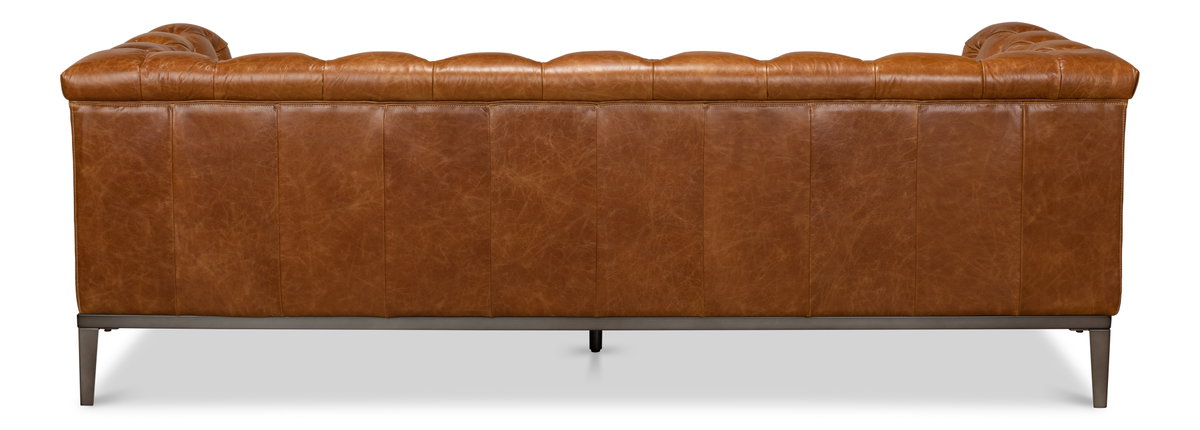 Cube Sofa, by Sarreid, 2'11" length x 7'4" width x 2'5" height View 3