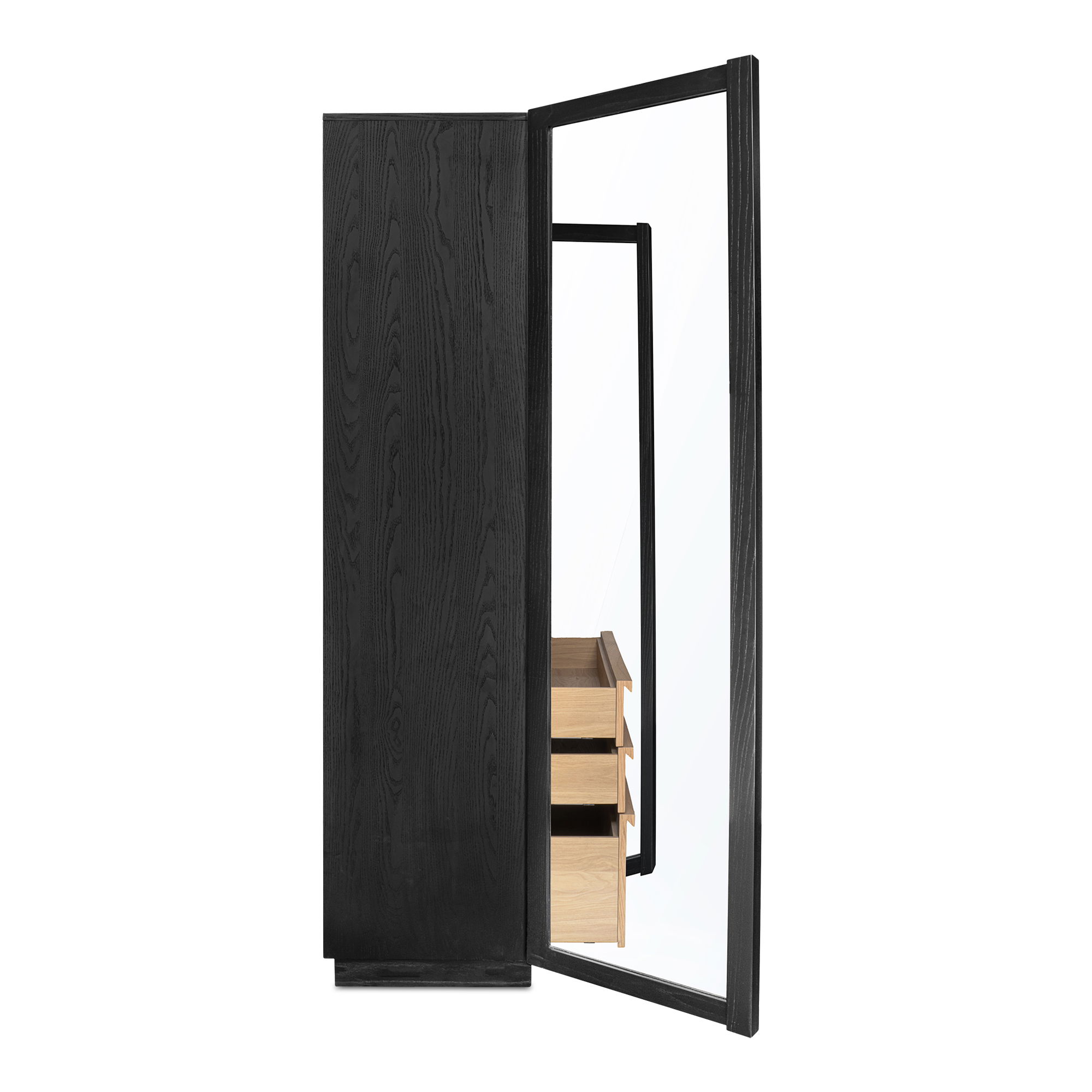 Charlotte Tall Cabinet Black large image 