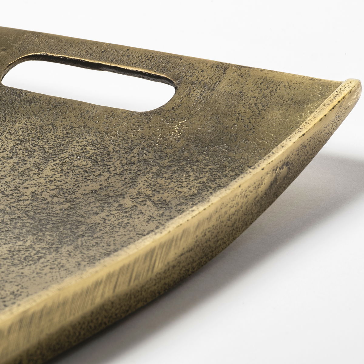 Drey 24L x 10W Gold Rectangular Tray, Decorative Tray by Mercana, 24" length x 9.75" width x 1" height View 9