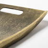 Drey 24L x 10W Gold Rectangular Tray, Decorative Tray by Mercana, 24" length x 9.75" width x 1" height thumbnail 9