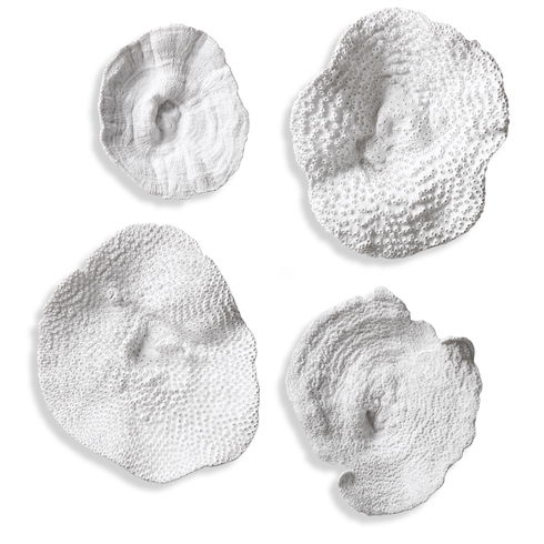 Sea Coral Wall Art S/4