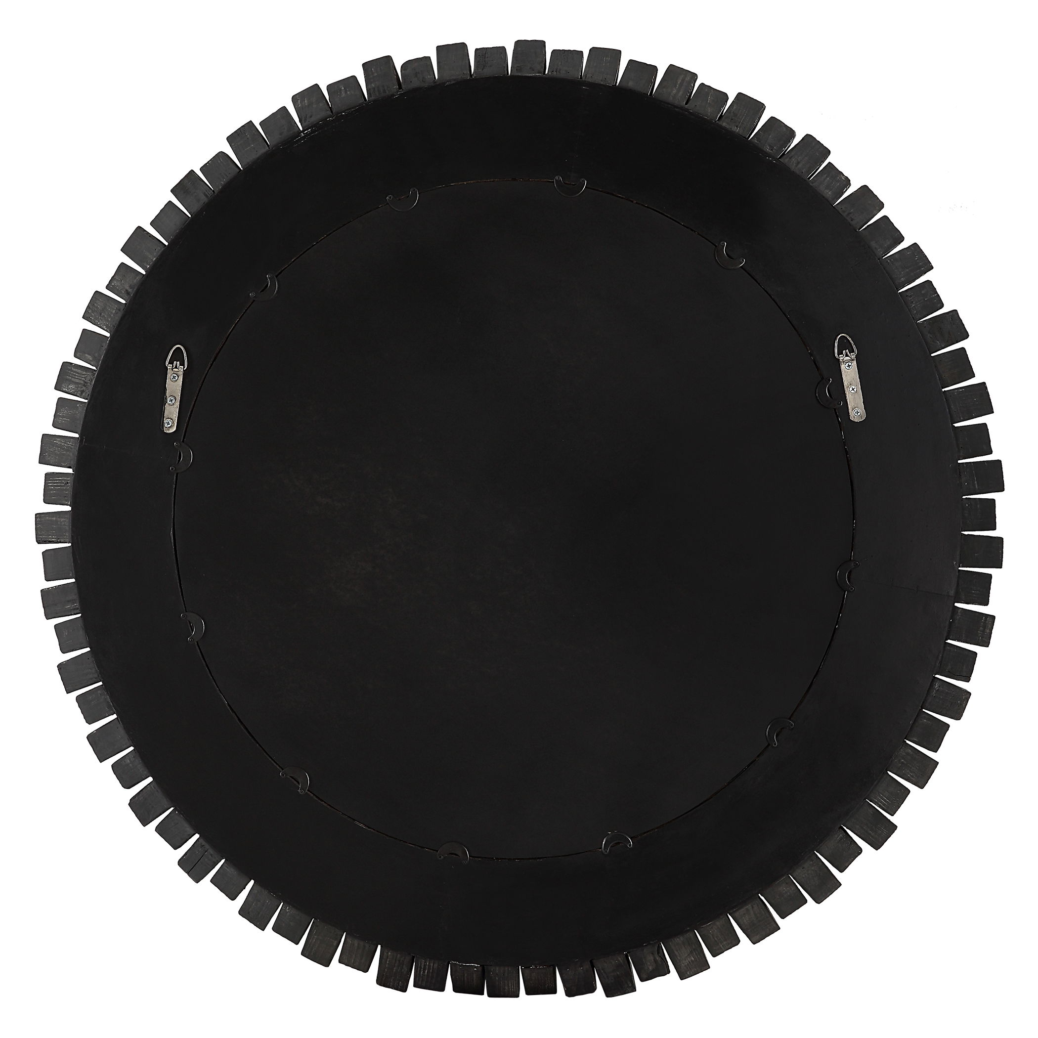 Circle Of Piers Round Mirror, by Uttermost, 42.12" width x 42.12" height x 3.75" depth View 8