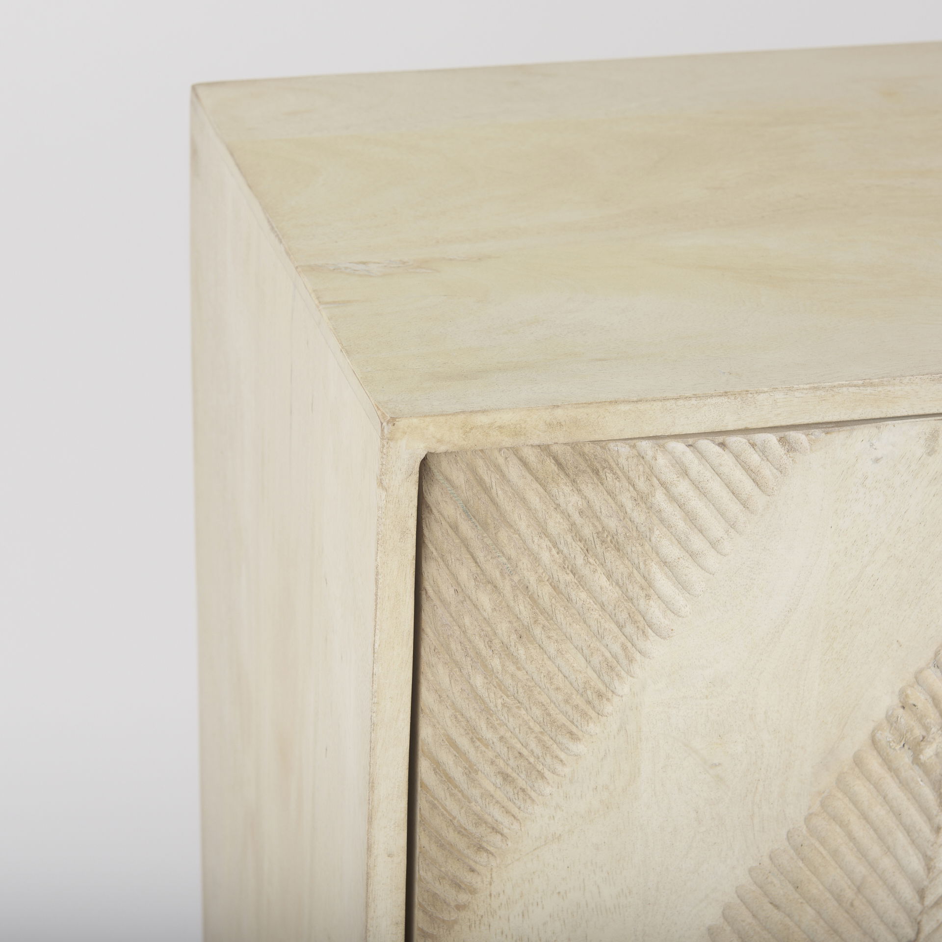 Hogarth  2 Door Blonde Wood Accent Cabinet, Cabinets & Chest by Mercana, 36" length x 16" width x 34" height View 9