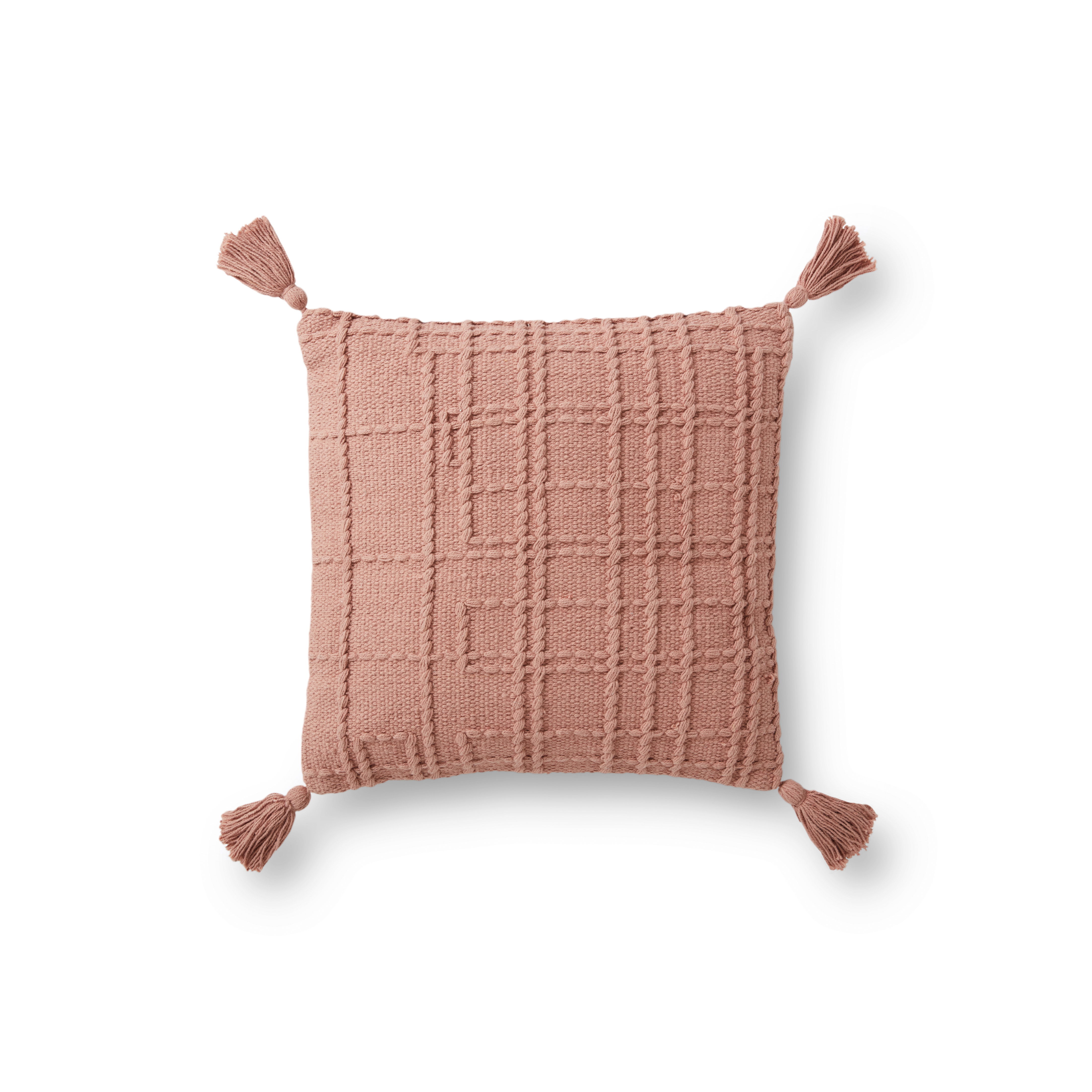 Magnolia Home by Joanna Gaines x Loloi Pillows Pillow, Decorative Pillow, 18" length x 18" width