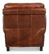 Roosevelt Leather Recliner, Seating by Sarreid, 39" length x 38" width x 39" height thumbnail 3