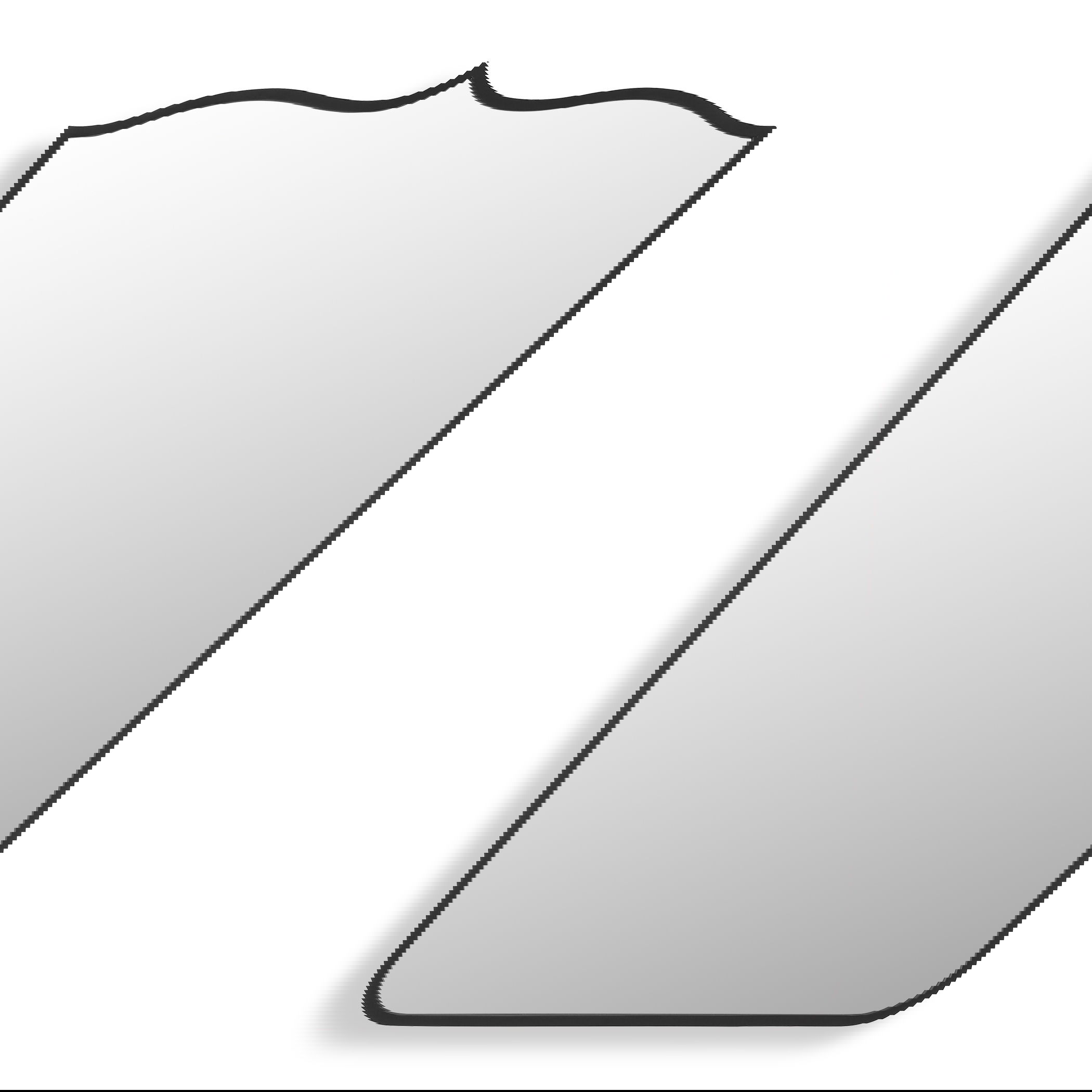 Tiara Curved Iron Mirror large image 