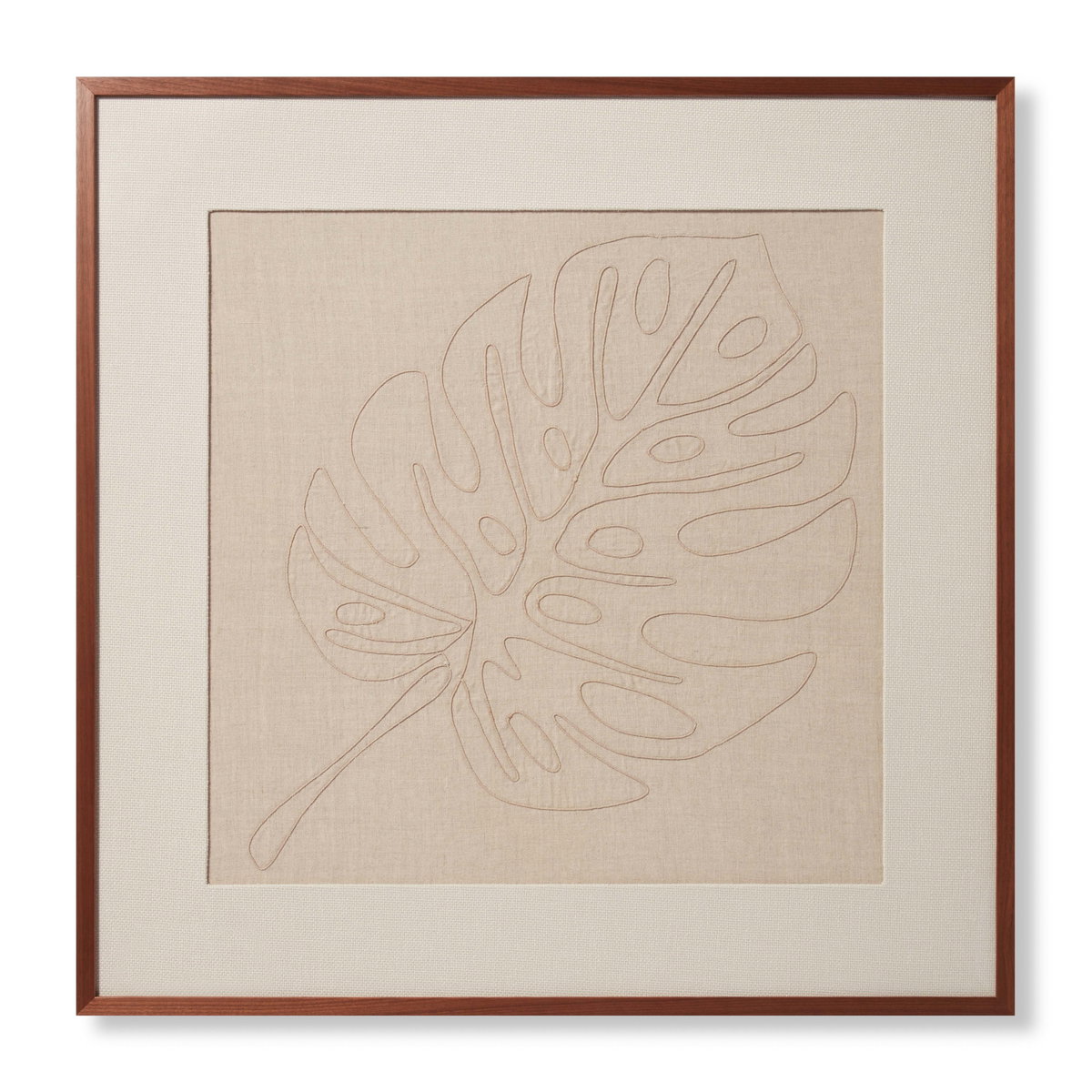 Loloi Monstera Wall Art, Wall Hanging, 20" length x 20" width View 1