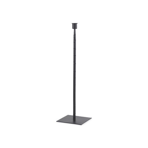 Porter  Medium Black Iron Candle Holder
