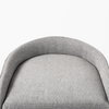 Hollyfield Low Back 28.7in Seat Bar Stool | II Gray Fabric with Counter, Counter & Bar Stool by Mercana, 20.5" length x 19.7" width x 28.7" height thumbnail 10