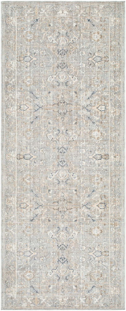Presidential Machine Woven Rug, by Surya, 8'0.06" length x 3'2.98" width