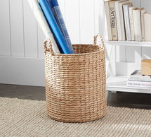 Online Designer Living Room Seagrass Tote Basket, Savannah