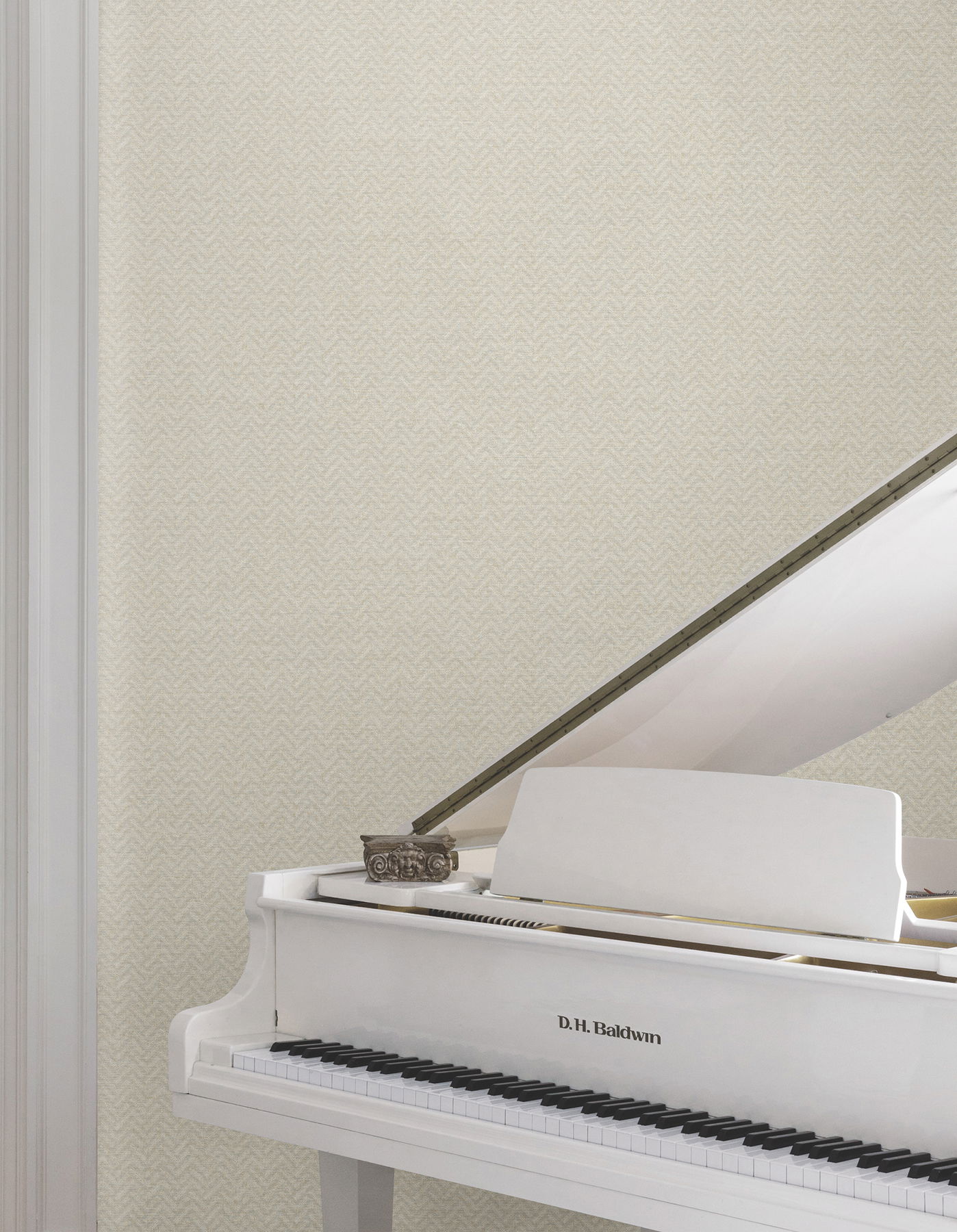 Regent Soft Grey Wallpaper large image 