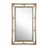Felix Brass Rectangle Mirror, by Uttermost, 30" width x 50" height x 1.5" depth thumbnail 1