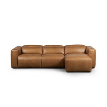 Online Designer Living Room Radley Power Recliner 3-Piece Sectional W/ Chaise