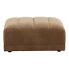 Magda Ottoman Brown, by Dovetail, 35.75" width x 17" height x 36.25" depth thumbnail 2
