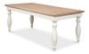 Brie Dining Table, Ant.White/Natural Top thumbnail 8