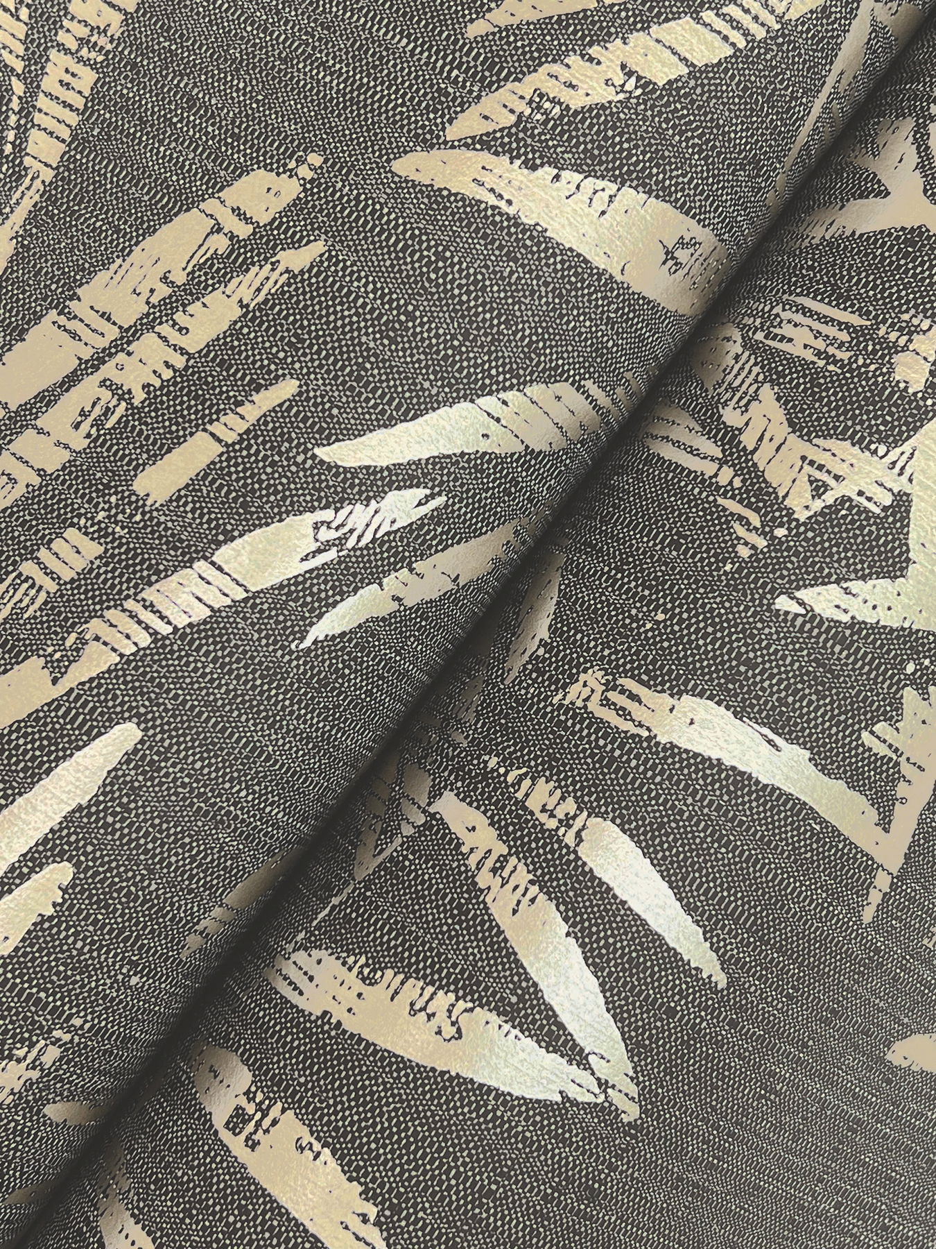 Allerton Bamboo Black Wallpaper large image 