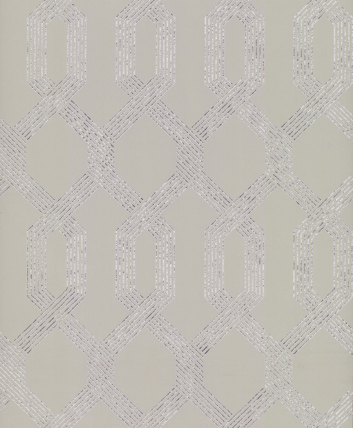 Viva Lounge Silver Metallic Wallpaper, by York Wall, 33' length x 1'9" width x 0.02" depth
