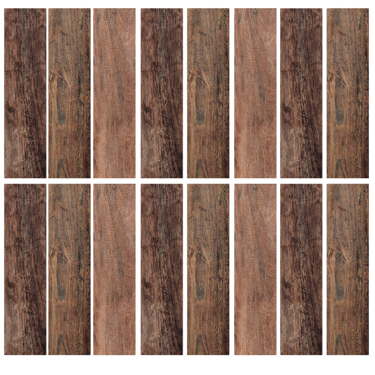 Barn Wood Plank Giant Wall Decals, by York Wall, 3' length x 1'5.25" width x 0.02" depth