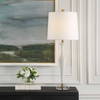 Colette White Stone Table Lamp, by Uttermost, 14" width x 35.5" height x 14" depth thumbnail 2