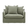 Vivian Sofa Chair Frame, Sofas & Sectional by Dovetail, 51" width x 28" height x 40.5" depth thumbnail 2