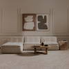 Lino Ottoman Textured Oat, by Moe's Home, 42.5" width x 17.7" height x 43.3" depth thumbnail 9
