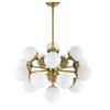 Droplet 16 Light Sputnik Chandelier, by Uttermost, 28.12" width x 17.12" height x 28.12" diameter thumbnail 7