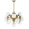 Droplet 16 Light Sputnik Chandelier, by Uttermost, 28.12" width x 17.12" height x 28.12" diameter thumbnail 7