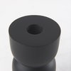 Malta Small Black Metal Candle Holder, Candles & Candle Holder by Mercana, 2.5" length x 2.5" width x 5" height thumbnail 7