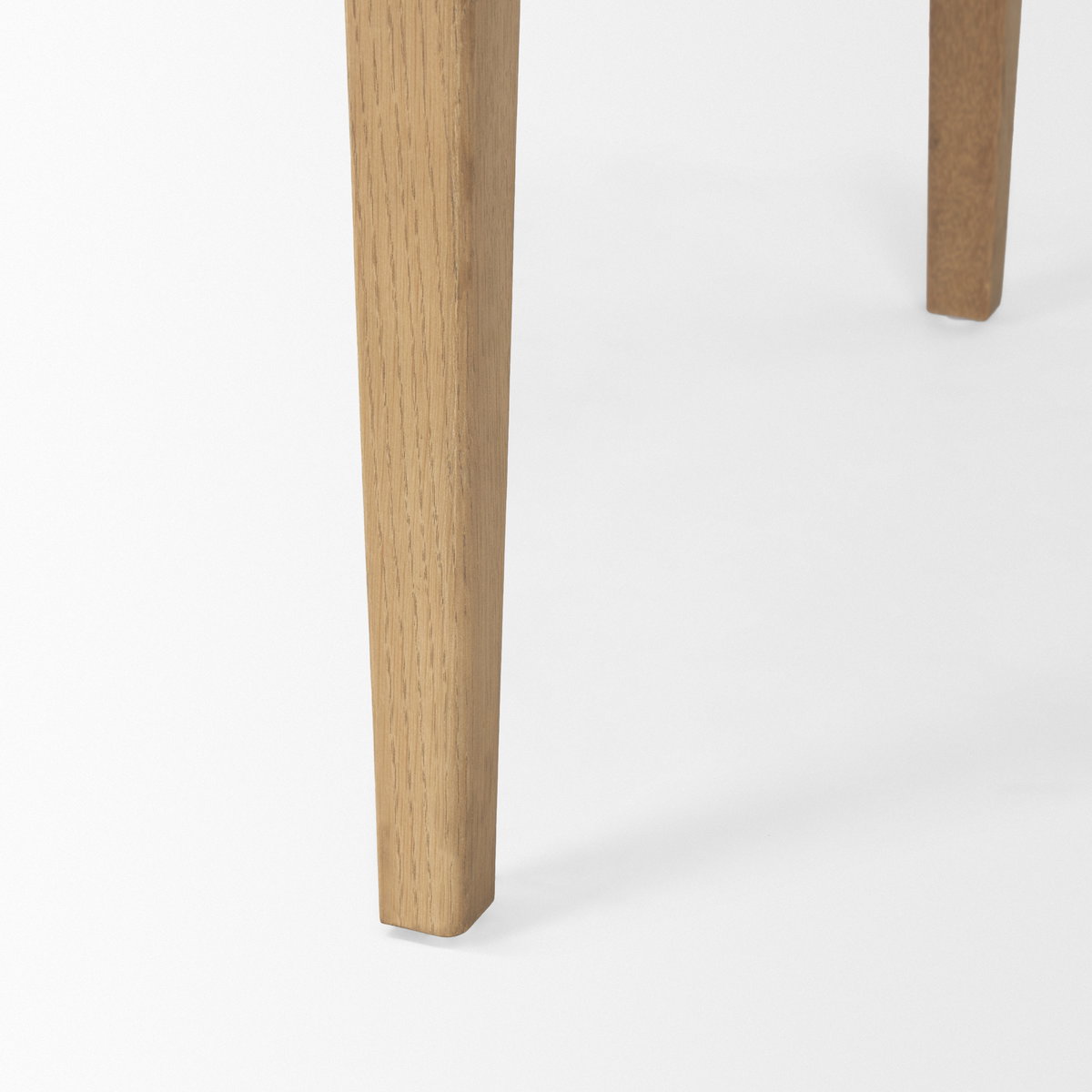 Tino Light Brown Oak Wood with 4 Drawers Desk, by Mercana, 55.12" length x 26.77" width x 29.92" height View 13