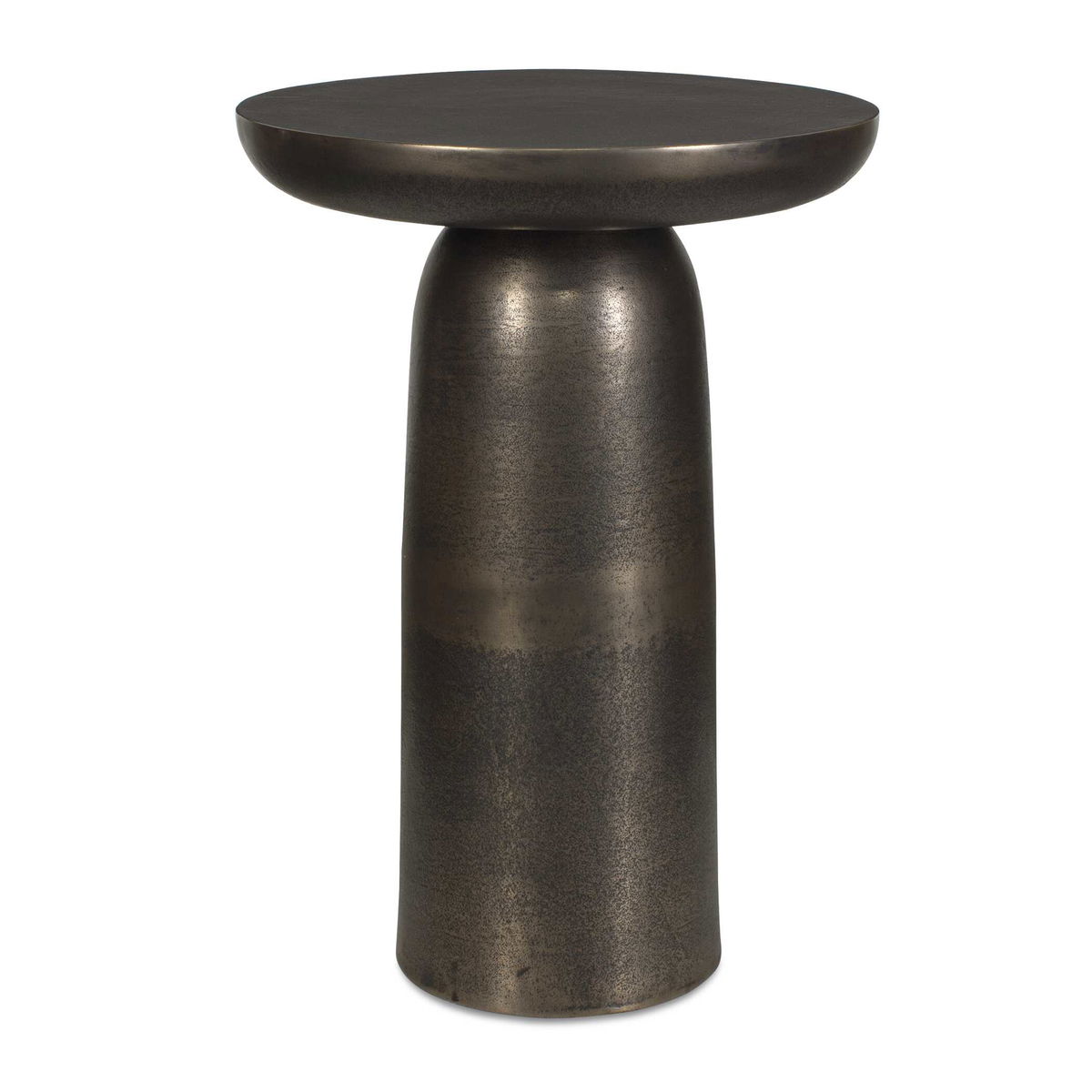 Joppa Dark Bronze Outdoor Accent Table, Outdoor Table by Uttermost, 1'3" width x 1'9" height x 1'3" depth View 1