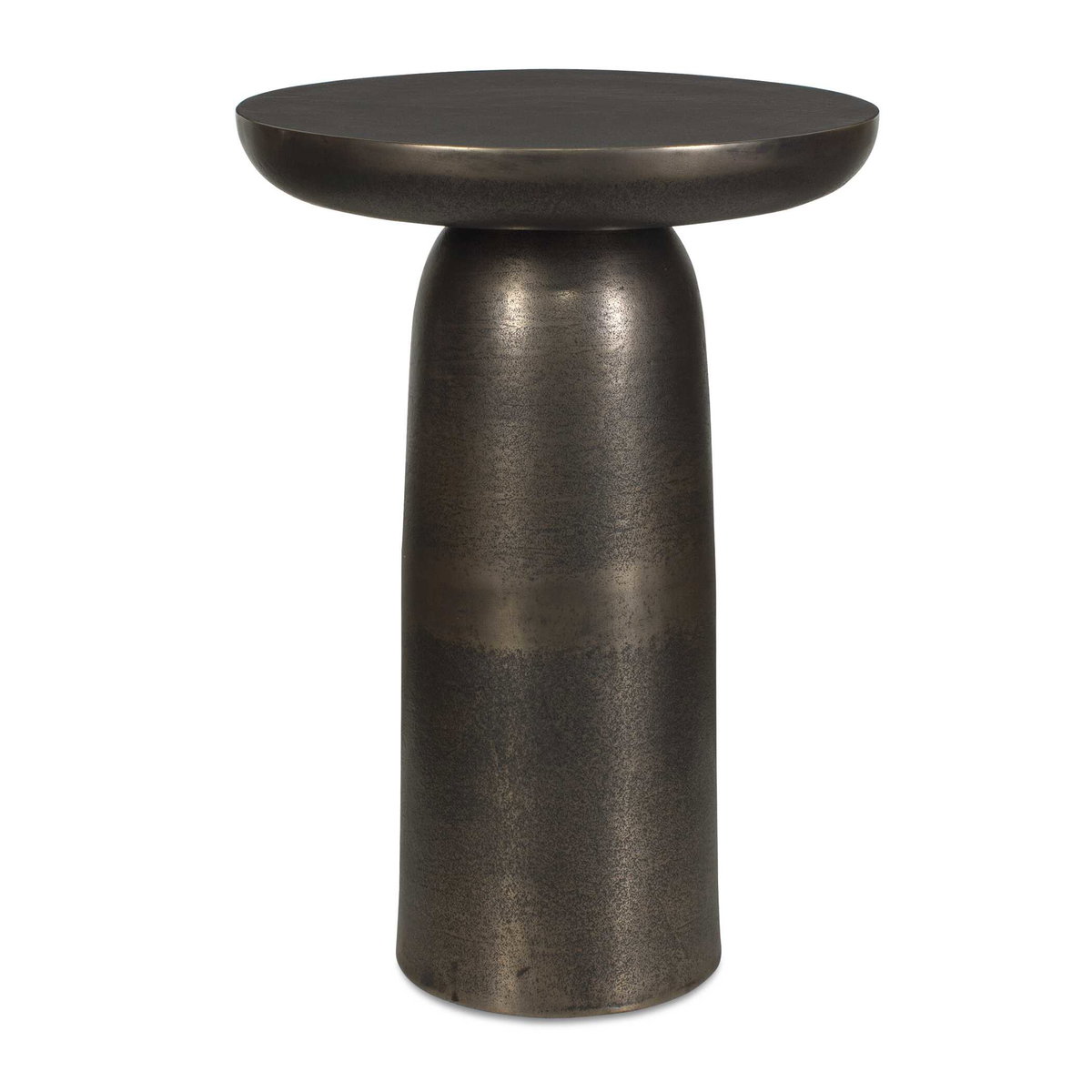 Joppa Dark Bronze Outdoor Accent Table, Outdoor Table by Uttermost, 1'3" width x 1'9" height x 1'3" depth View 1