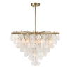 Goccia 8 Light Tear Drop Glass Pendant, by Uttermost, 38" width x 27.25" height x 38" diameter x 38" depth thumbnail 4